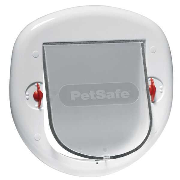 Petsafe kattenluikje grote kat/kleine hond wit 4 standen 280
