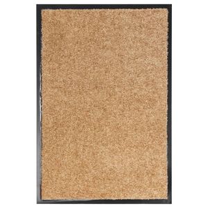 vidaXL Deurmat wasbaar 40x60 cm cr&egrave;me