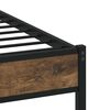 vidaXL Bedframe met hoofdbord zonder matras sonoma eiken 90x200 cm