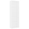 vidaXL Boekenkast met 5 schappen 60x30x189 cm bewerkt hout wit