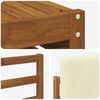 vidaXL Hoekbank Set 11 pcs Natuurlijk en Cr&egrave;me Massief Acaciahout