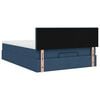 vidaXL Ottoman bed met matras 140x200cm stof blauw