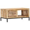 vidaXL Salontafel 88x50x42 cm massief mangohout