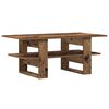 vidaXL Salontafel 102x55x42 cm bewerkt hout oud houtkleurig