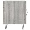 vidaXL Nachtkastjes 2 st 40x40x50 cm bewerkt hout grijs sonoma eiken