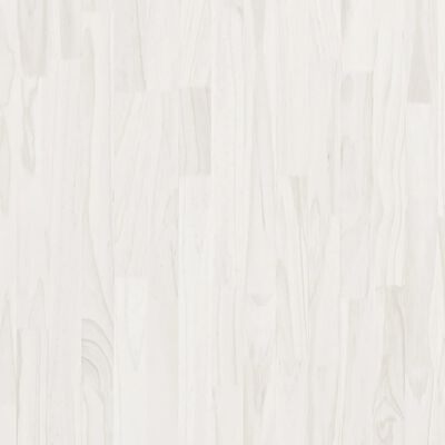 vidaXL Boekenkast met 3 schappen 80x30x105 cm massief grenenhout wit