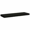 vidaXL 1-delig Bankkussen VUGHT 100% Polyester Zwart 110 x 40 x 5 cm