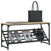 vidaXL Schoenenrek 90x30x45 cm bewerkt hout sonoma eikenkleurig