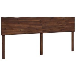 vidaXL Live Edge Hoofdbord ROSTOCK Donkerbruin 200 cm