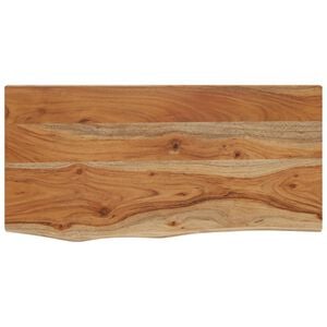vidaXL Wandschap rechthoekig natuurlijke rand 40x20x2,5 cm acaciahout