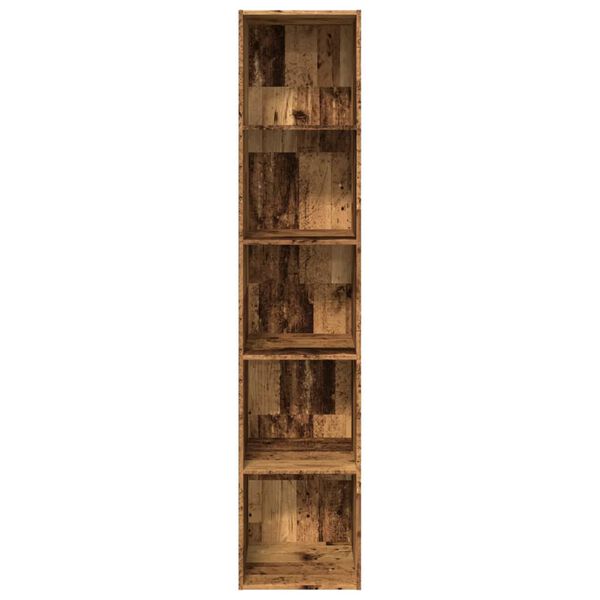 vidaXL Boekenkast 40x30x189 cm bewerkt hout oud houtkleurig