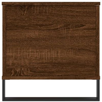 vidaXL Salontafel 90x44,5x45 cm bewerkt hout bruin eikenkleur