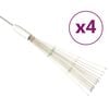 vidaXL 4 st Kerstverlichting vuurwerk 560 LED's 20 cm meerkleurig
