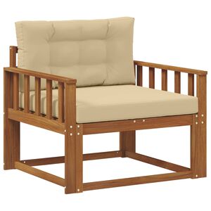 vidaXL Buiten Midden Sofa Naturel