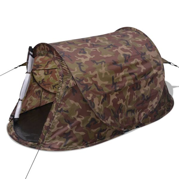vidaXL Tent pop-up 2-persoons camouflage