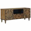 vidaXL TV-kast Bruin 105 x 33,5 x 46 cm Massief Mango Hout