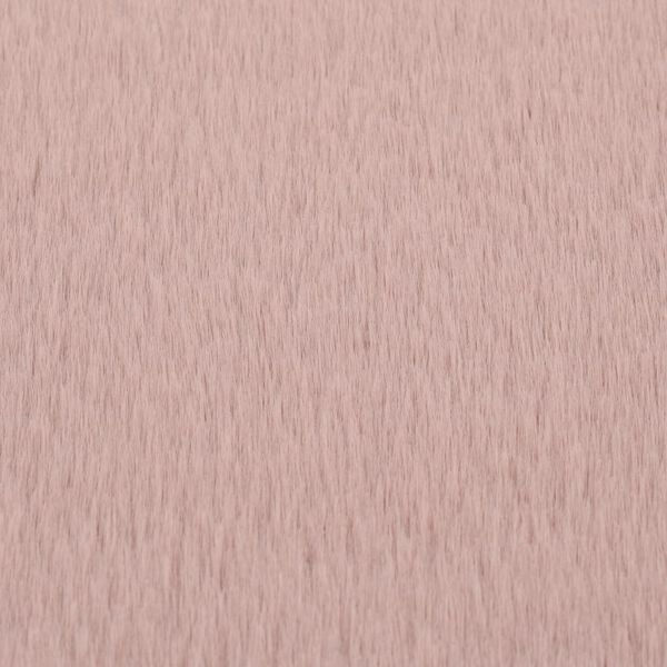 vidaXL Vloerkleed 80 cm kunstkonijnenbont oudroze