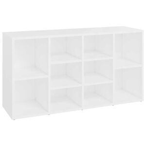 vidaXL Schoenenbank 103x30x55 cm bewerkt hout wit