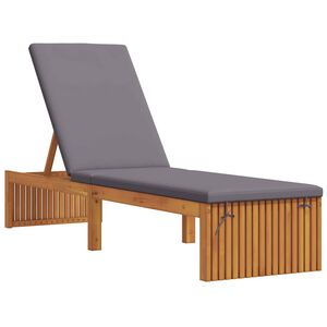 vidaXL Ligstoel Massief acaciahout Olie naturel