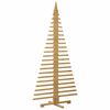 vidaXL Houten kerstboom met standaard Bruin 180 cm Massief grenenhout