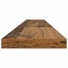 vidaXL Boekenplank Bord 4 pcs Bruin 100 x 10 x 1,5 cm Bewerkt hout