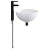 vidaXL Badkamer Waskom Mat Zwart 35,5 x 35,5 x 14,5 cm Metaal