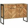 vidaXL Dressoir 100 x 30 x 75 cm Massief acaciahout