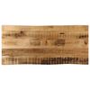 vidaXL Tafelblad met natuurlijke rand 90x40x3,8 cm massief mangohout
