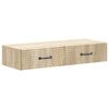 vidaXL Wandmontage Zijtafel Sonoma Eiken 87,5 x 34,5 x 17 cm