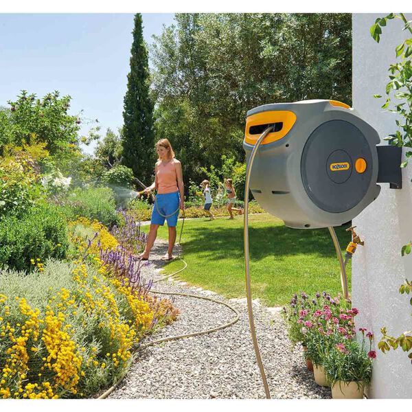 Hozelock Slanghaspel met 30 m slang Auto Reel wandmontage