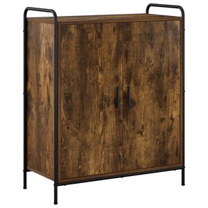 vidaXL Schoenenkast 76 x 36,5 x 93 cm Bewerkt hout Gerookt eiken