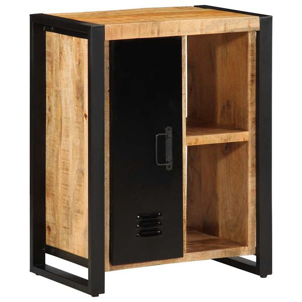 vidaXL Dressoir 55x35x70 cm massief ruw mangohout
