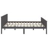 vidaXL Bedframe met 2 lades massief grenenhout donkergrijs 180x200 cm
