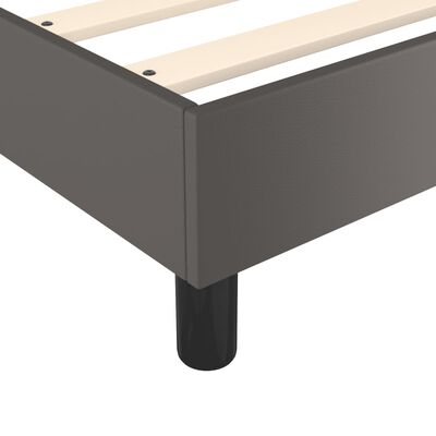 vidaXL Bedframe kunstleer grijs 160x200 cm