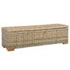 vidaXL Opbergbox 120 cm kubu rattan en massief mangohout