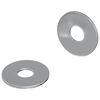 vidaXL Washers 2 st Zilver 18 x 18 x 1,2 mm IJzer