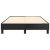 vidaXL Boxspring bed kunstleer zwart 120x200 cm