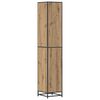 vidaXL Badkamermeubelset met plank Artisan Eiken 35 x 37,5 x 188,5 cm