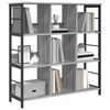 vidaXL Boekenkast Grijs Sonoma 102 x 32 x 104,5 cm Bewerkt hout