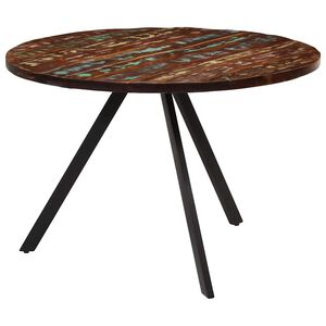 vidaXL Eettafel 110x75 cm massief gerecycled hout