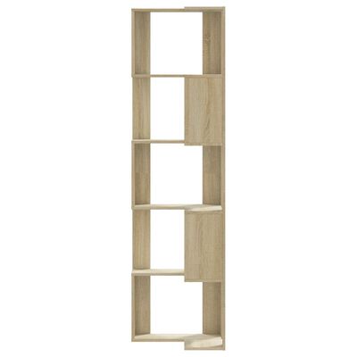 vidaXL Boekenkast 5-laags hoek 50x50x179 cm bewerkt hout sonoma eiken