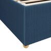 vidaXL Bedframe met matras Blauw 140 x 200 cm Stof