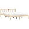 vidaXL Bedframe Naturel 152 x 203 cm Massief Vurenhout