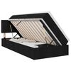 vidaXL Opbergbed met matras met hoofdeinde Zwart 100 x 200 cm fluweel