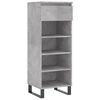vidaXL Schoenenkast 40x36x105 cm bewerkt hout betongrijs