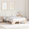 vidaXL Bedframe Naturel 140 x 190 cm Massief grenenhout
