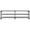 vidaXL Tv-meubel 160x30x50 cm bewerkt hout grijs sonoma eikenkleurig