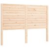 vidaXL Bedframe met hoofdbord massief hout