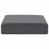 vidaXL Zitkussen Grijs 40 x 40 x 10 cm PU Schuim