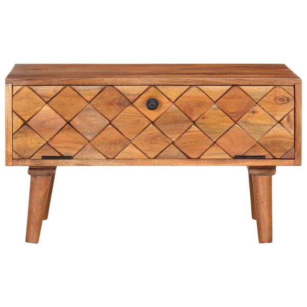 vidaXL Salontafel 68x68x38 cm massief acaciahout